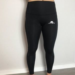 Black Long Lotus Leggings
